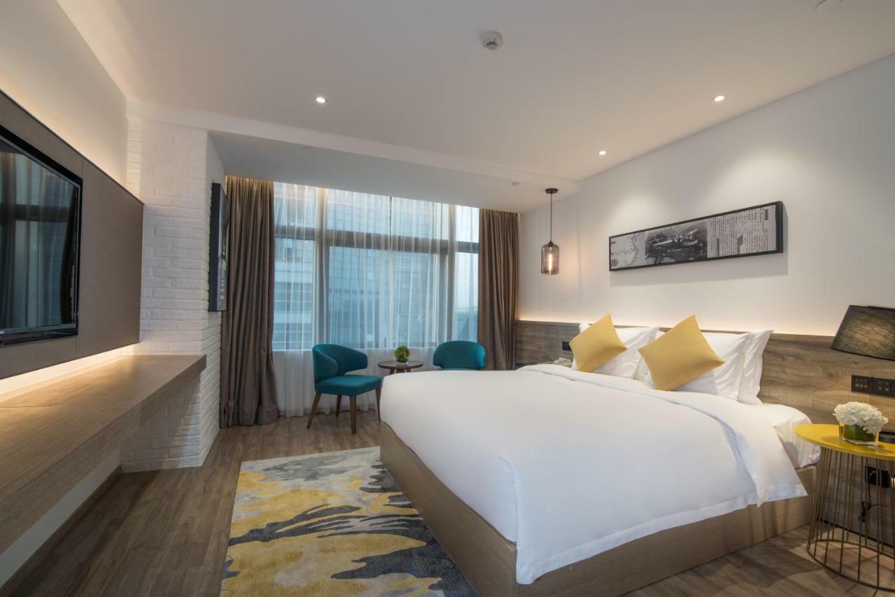 Auraya By Suning Nanjing Hexi Otel Shangxinhe Dış mekan fotoğraf