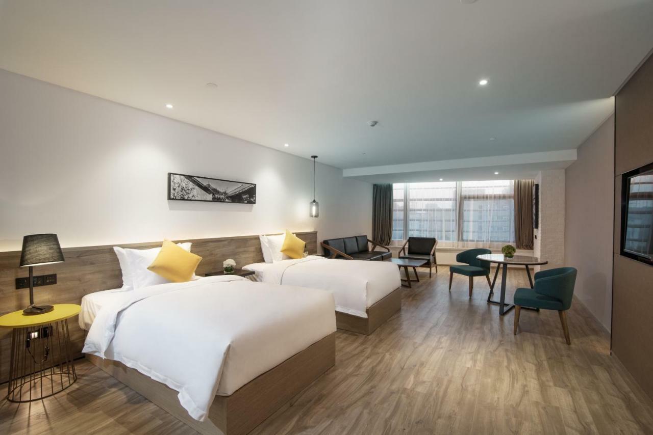 Auraya By Suning Nanjing Hexi Otel Shangxinhe Dış mekan fotoğraf